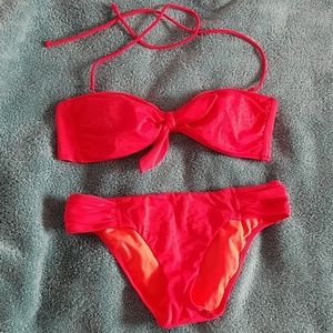 Victoria's secret red swimming suit